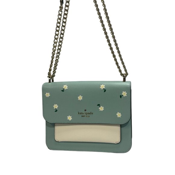 kate spade Handbags - NWOT Kate Spade Purse Remi Daisy Embroidered Chain Crossbody Bag